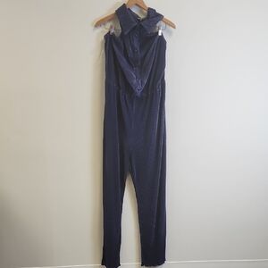 Fashion Nova Deep Blue Jumpsuit